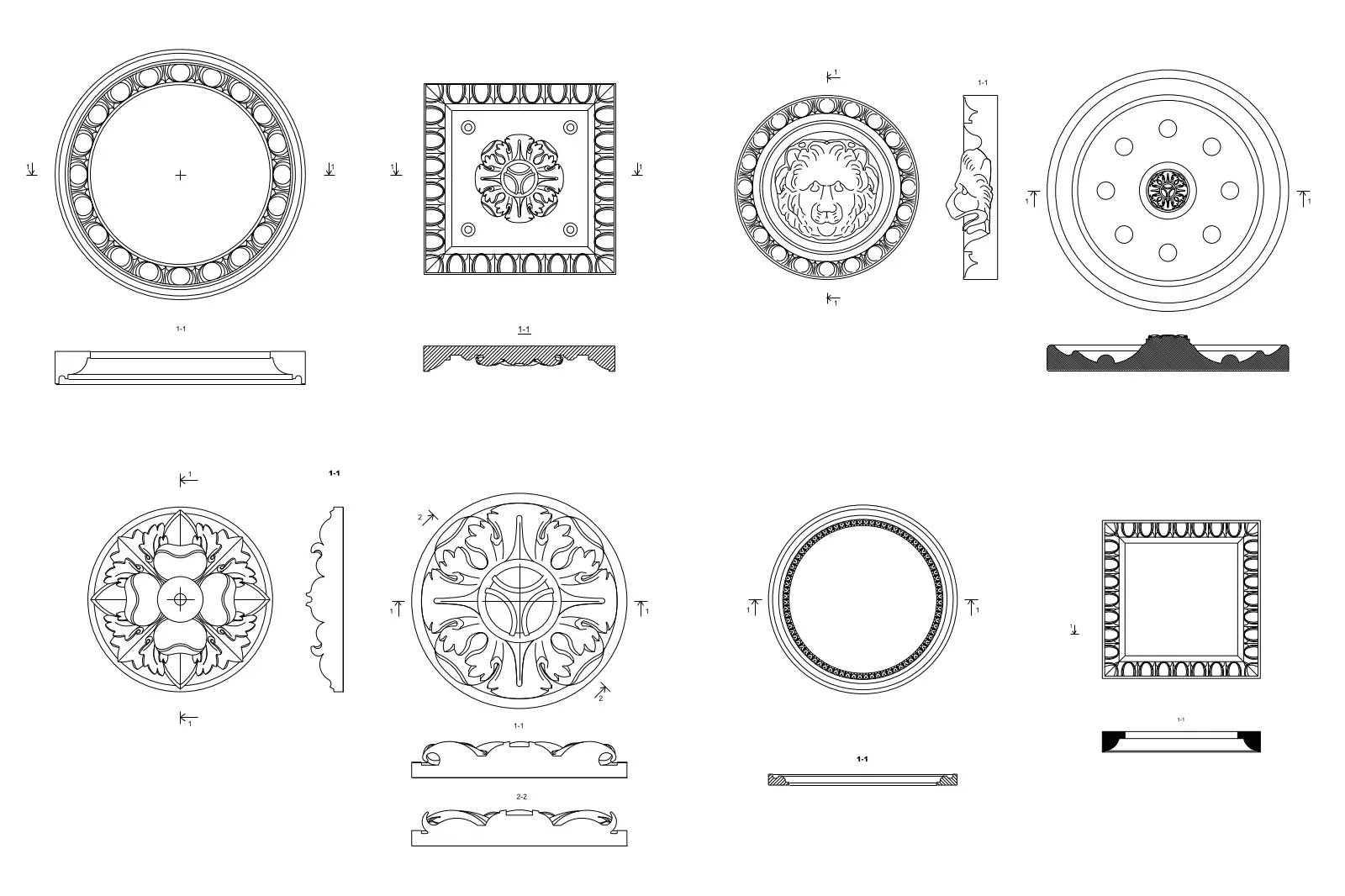 Decorative rosettes