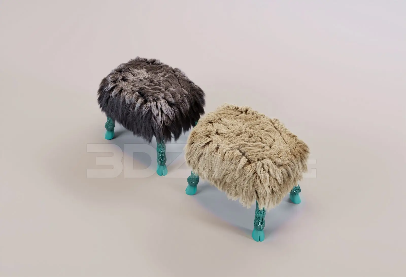 Stool — preview 1 (3dzip, CC0)