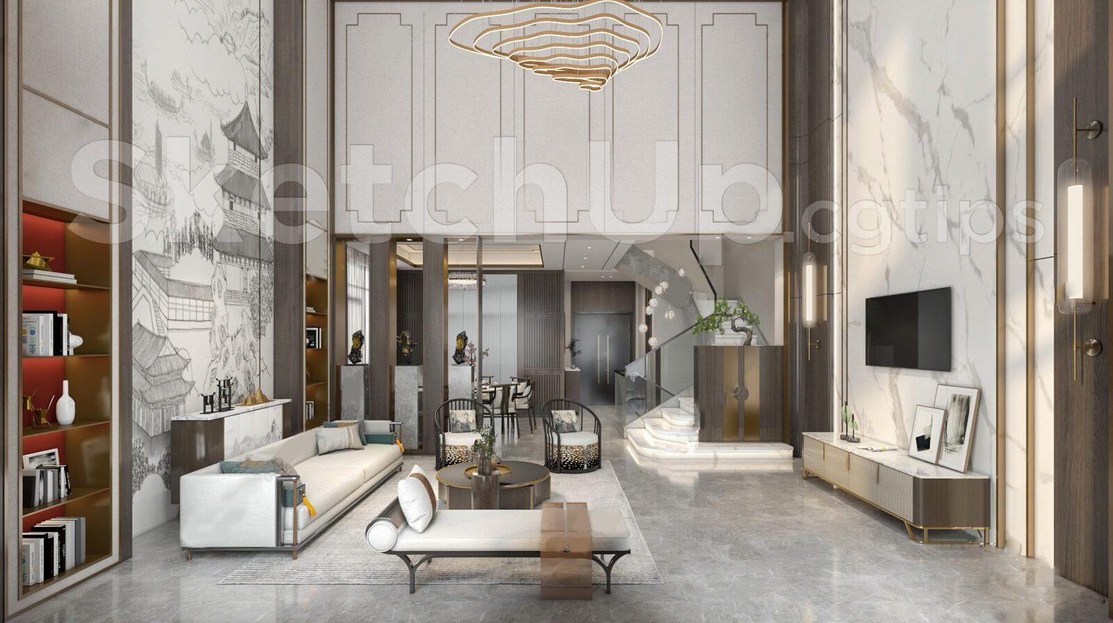 Indochine Living Room Interior