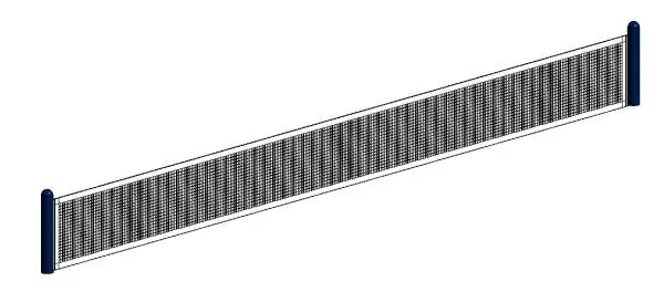 Tennis court net
