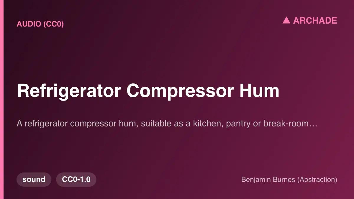 Refrigerator Compressor Hum