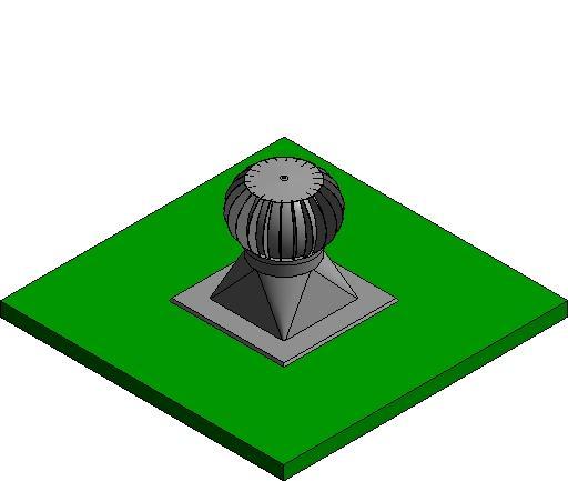 Wind Turbine Roof Ventilator