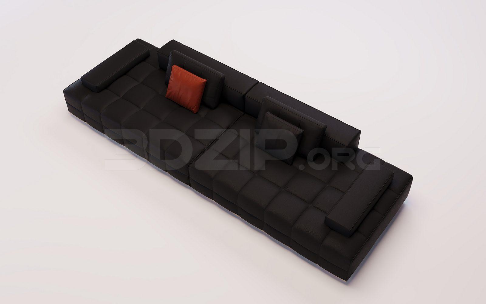 Sofa 3D Model for Interior Projects