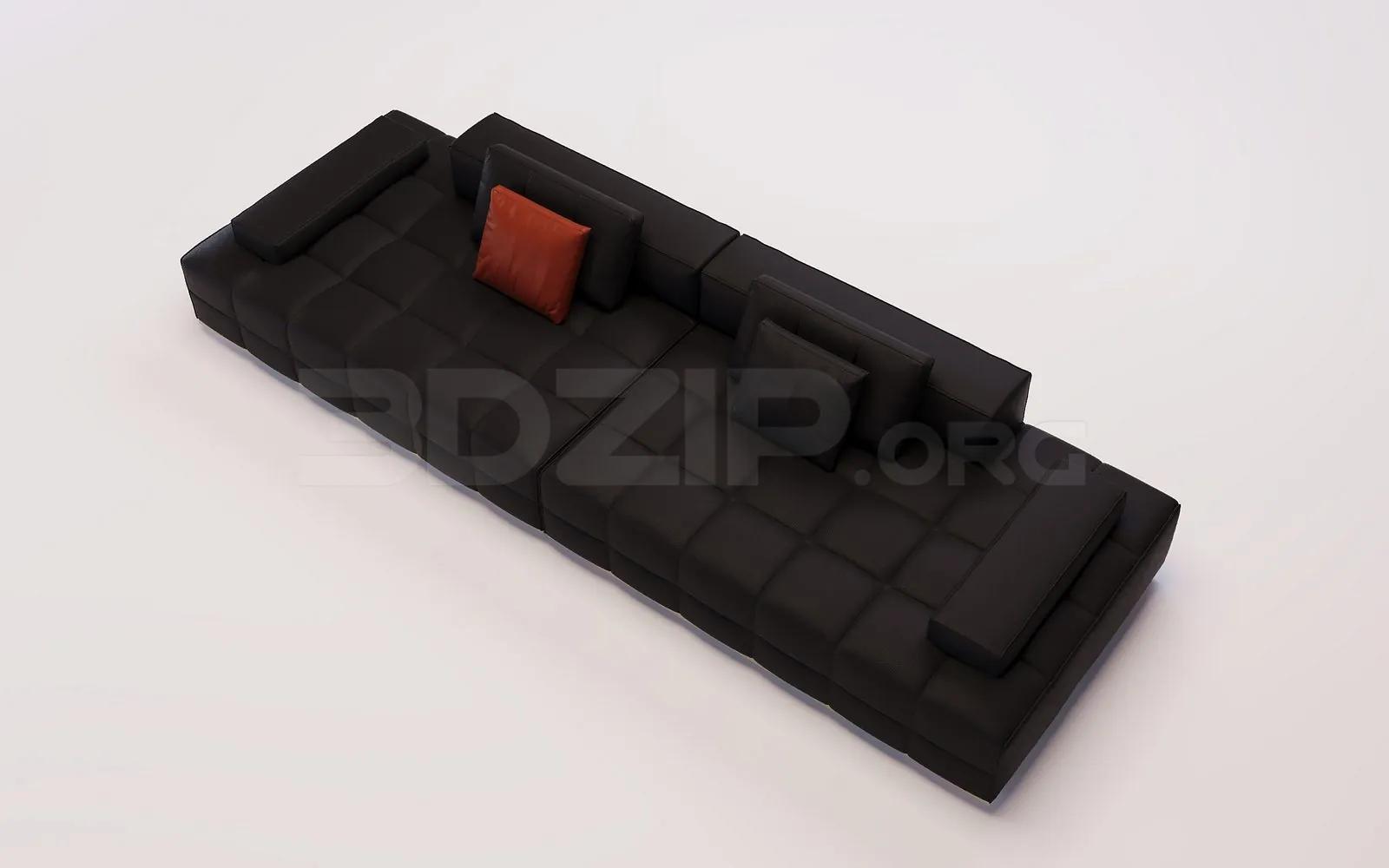 Sofa 3D Model for Interior Projects
