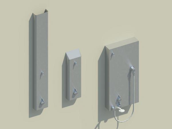 Acorn Surface Mounted Shower