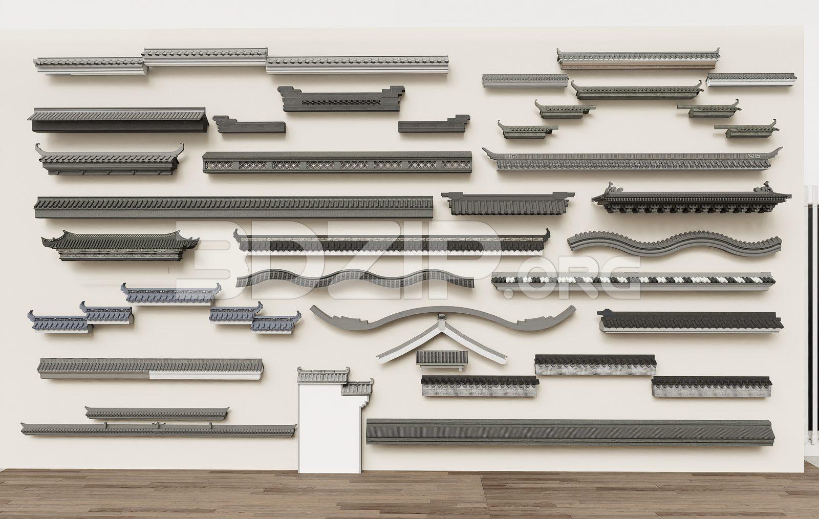 Traditional Asian Roof Collection