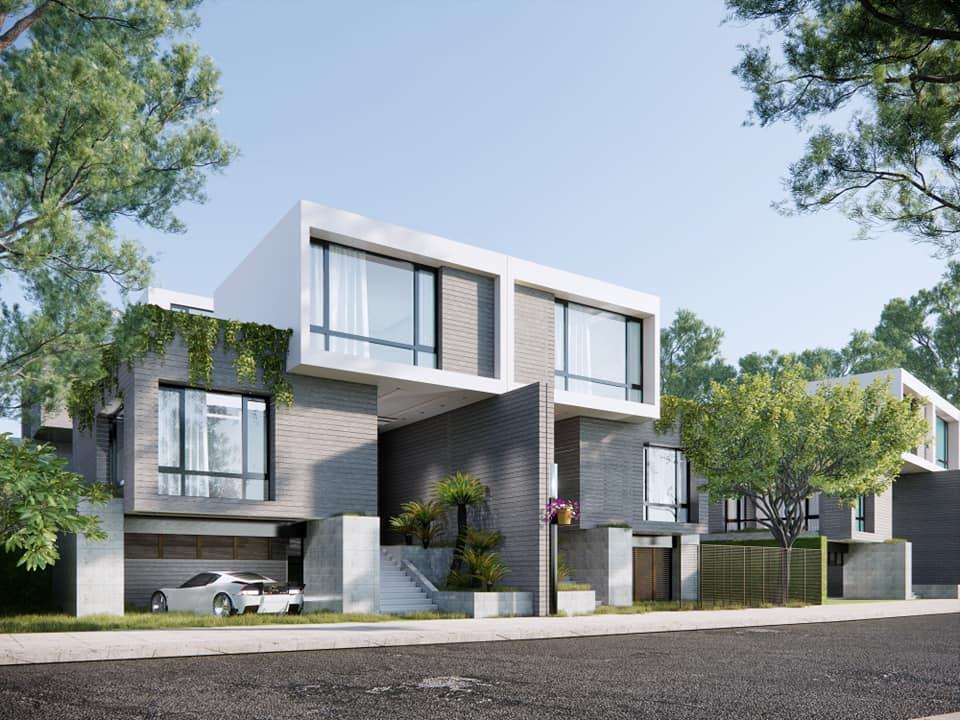 Exterior Villa Scene