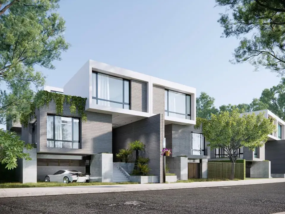 Exterior Villa Scene