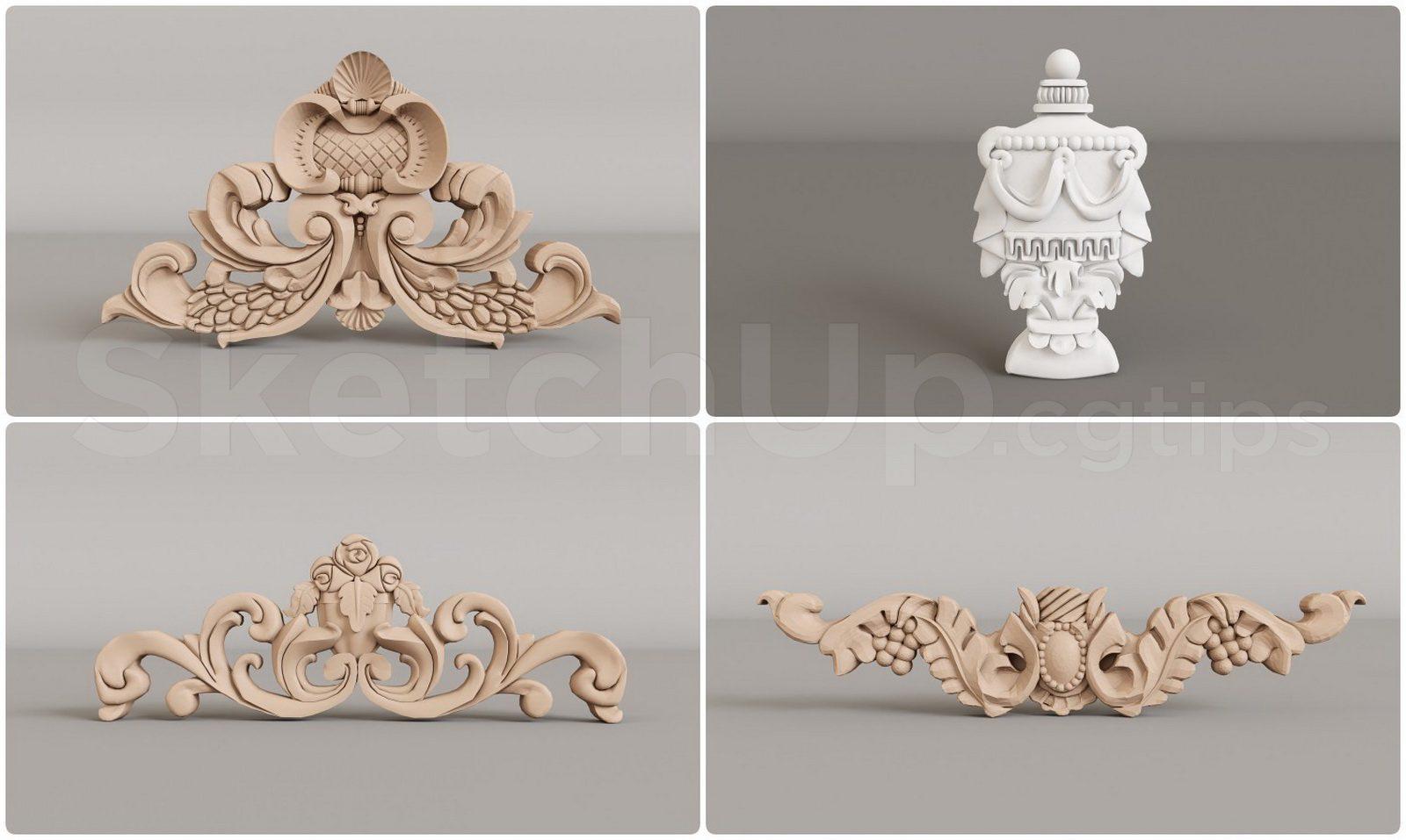 Neoclassical Roof Cap