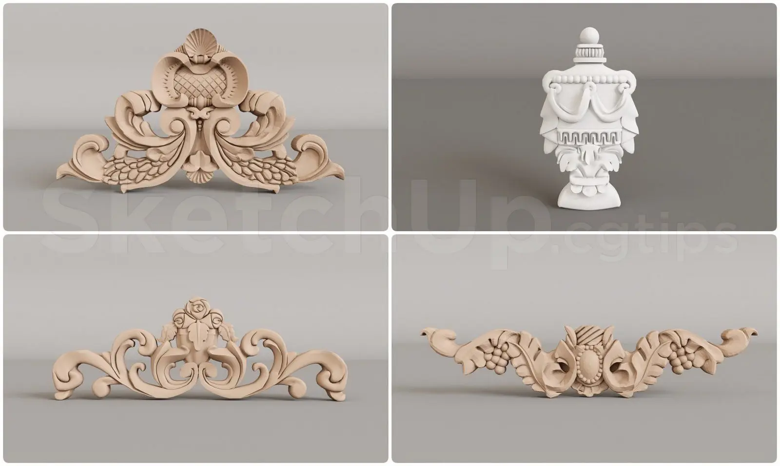 Neoclassical Roof Cap
