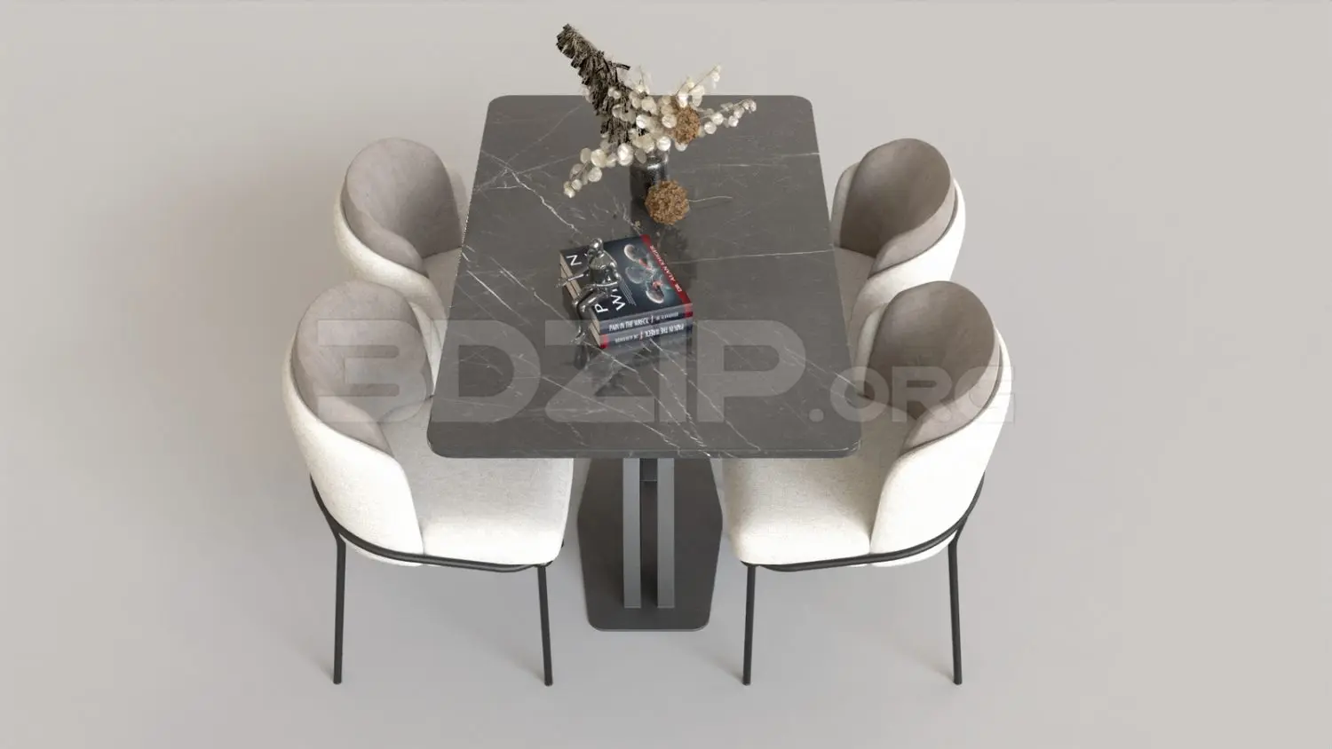Table And Chair — preview 1 (3dzip, CC0)
