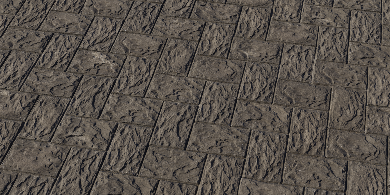 Herringbone Concrete Tile 2
