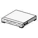 small horizontal CPU — preview 1, by Modern Medium 5.1 Library (RevitCity, CC0)