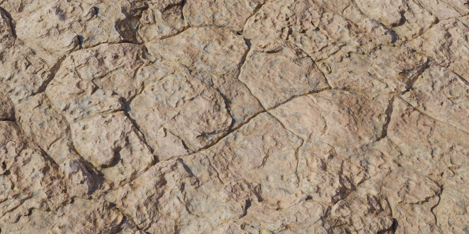 Rock Pitted Mossy