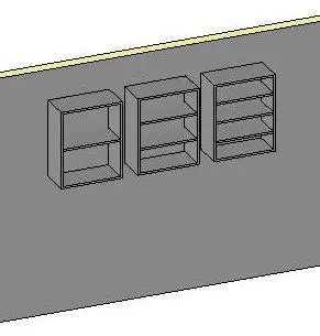 Upper Cabinet - Open Shelves