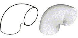 Round Duct Vertical Elbow
