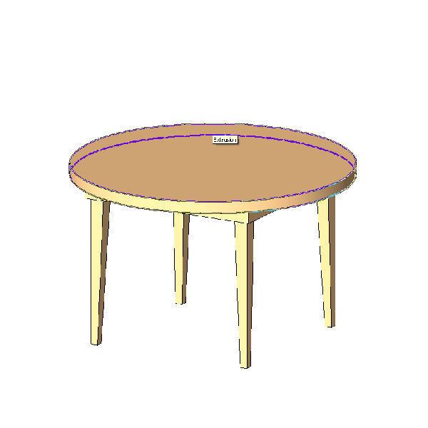 Wood Table - Round