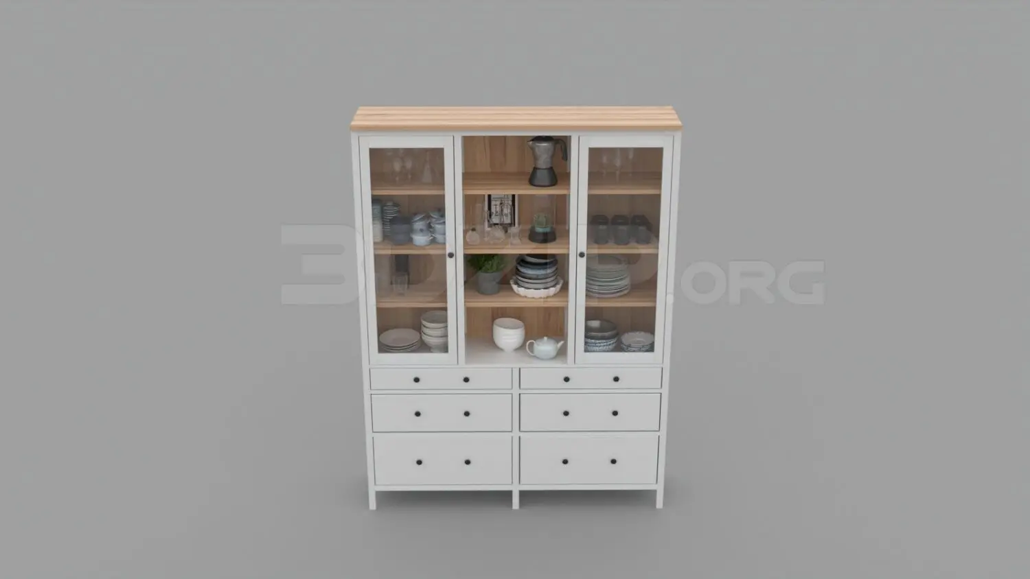 Display Cabinets — preview 1 (3dzip, CC0)