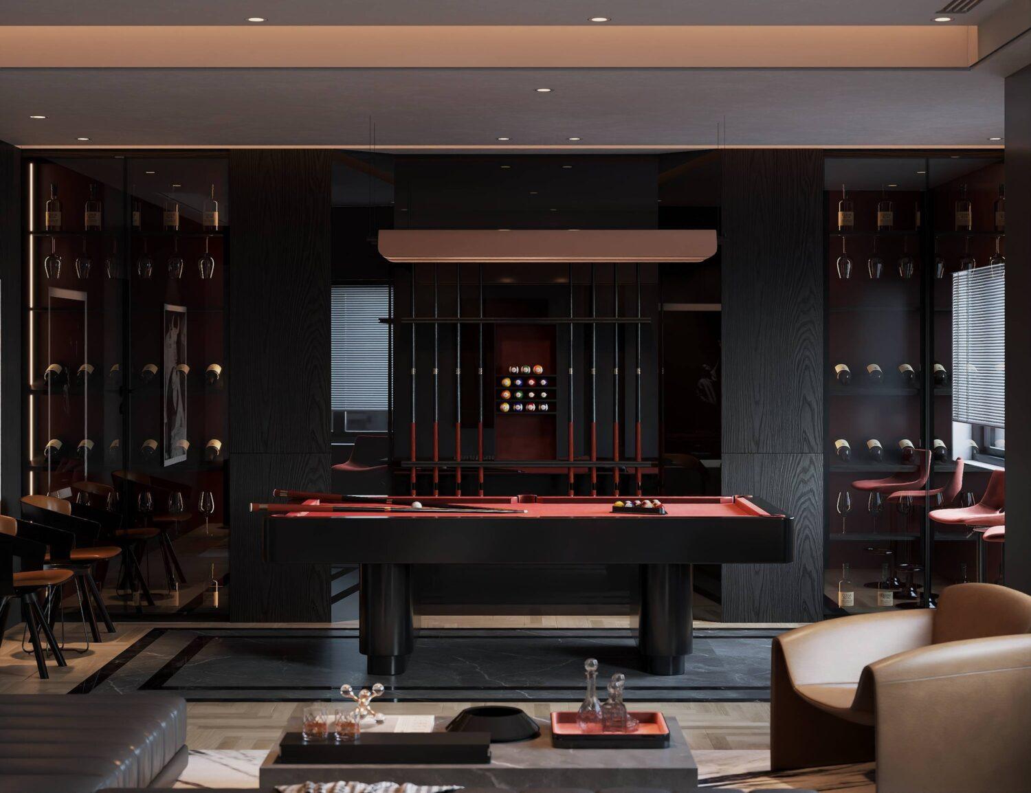 Billiard room Interior