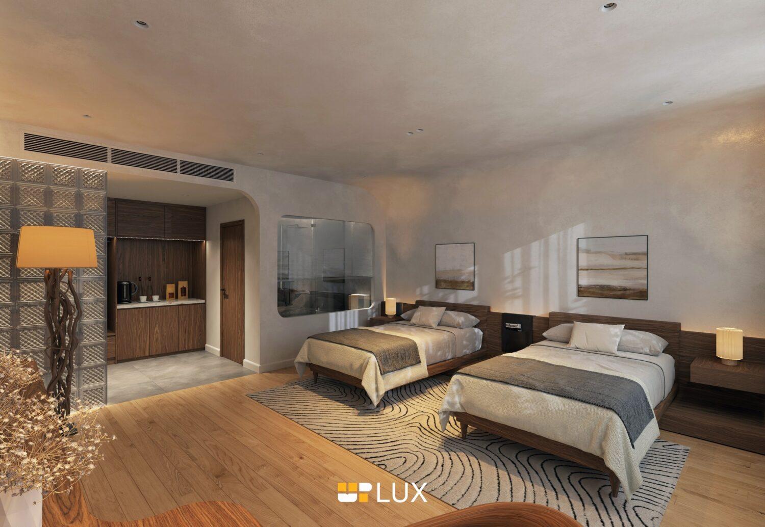 Hotel Bedroom Interior