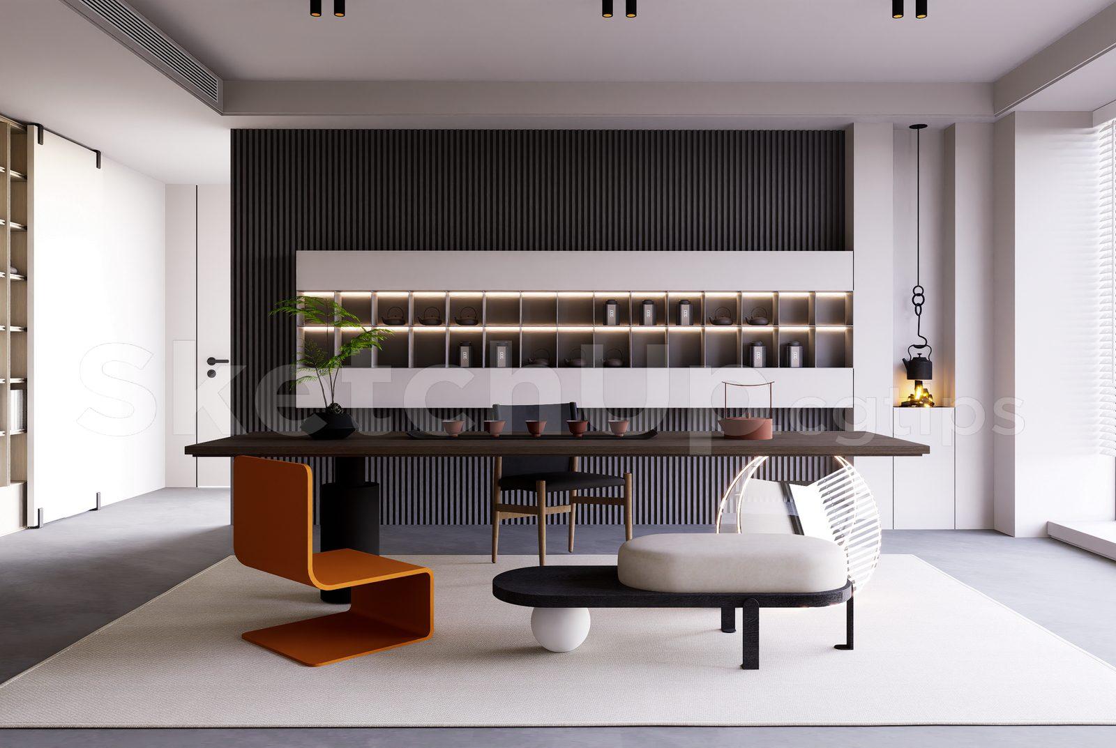 Tea Room Interior