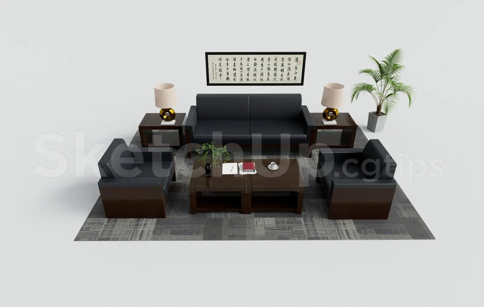 Office Sofa — preview 1 (cgtips)