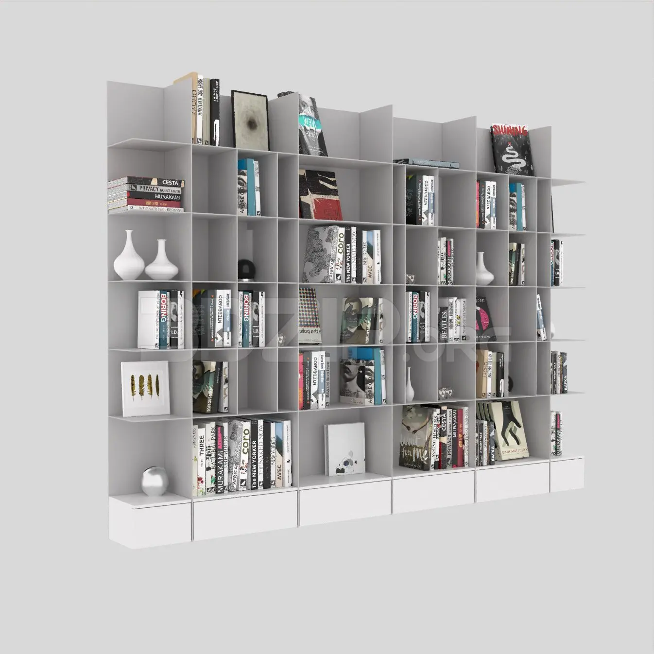 Bookcase — preview 1, by Nguyen The Dinh (3dzip)