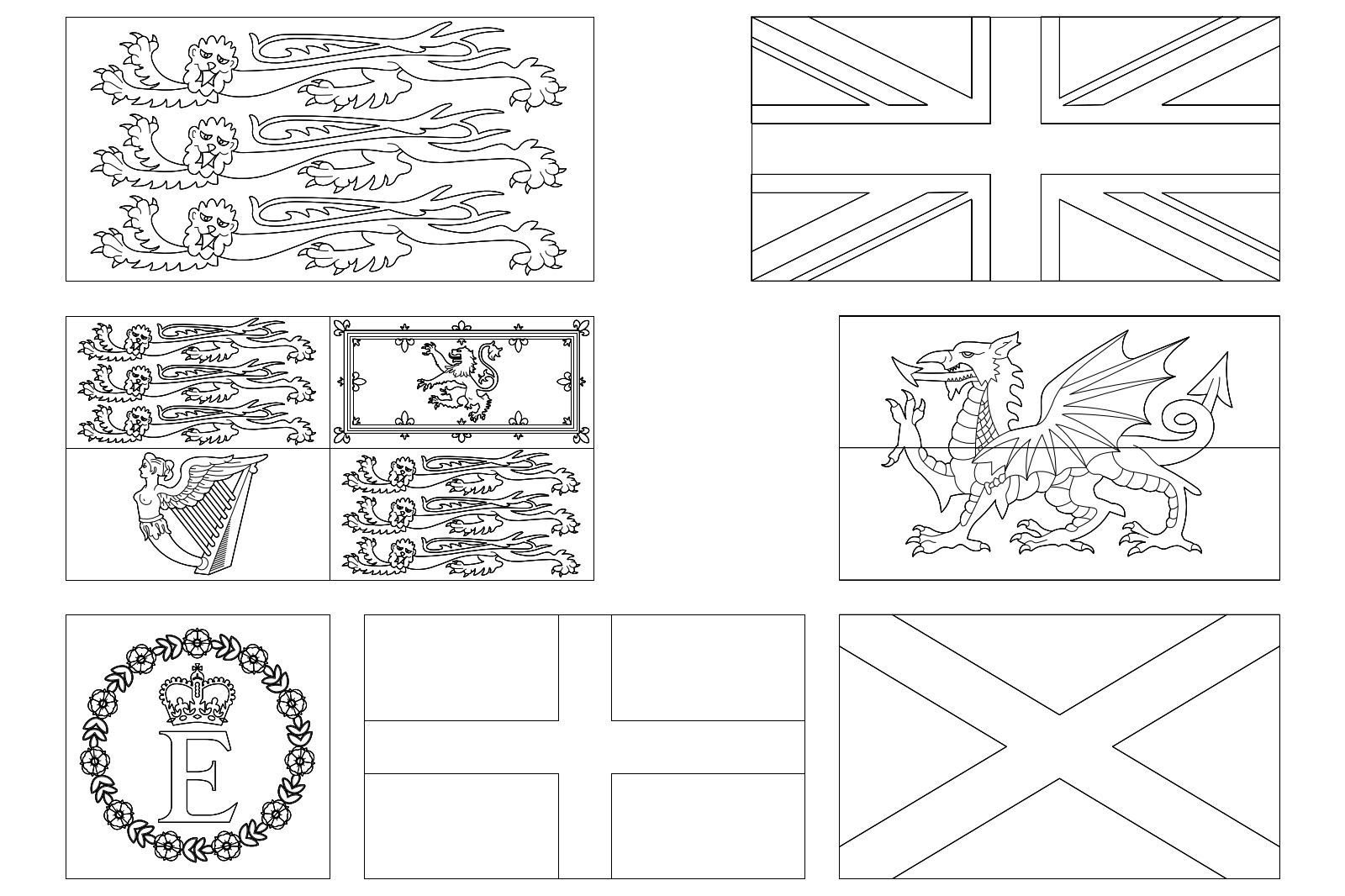 English Flags free vector images