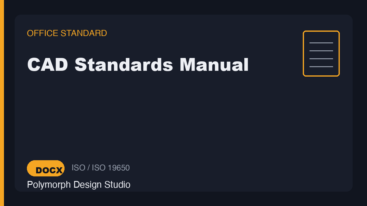 CAD Standards Manual