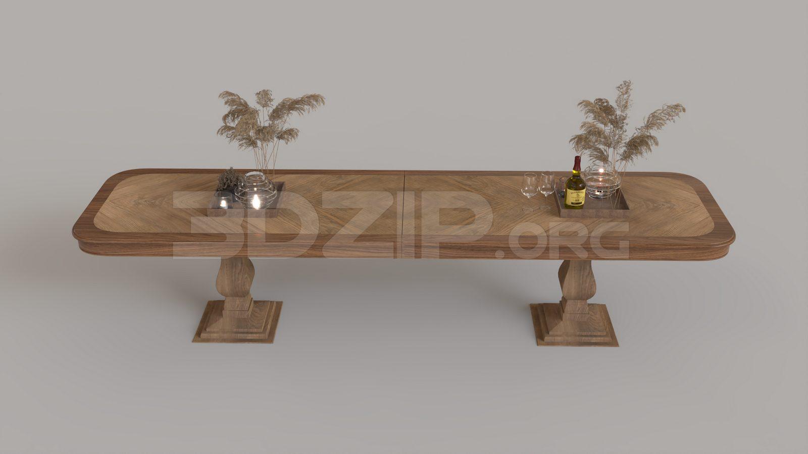 Tea Table — preview 1 (3dzip)