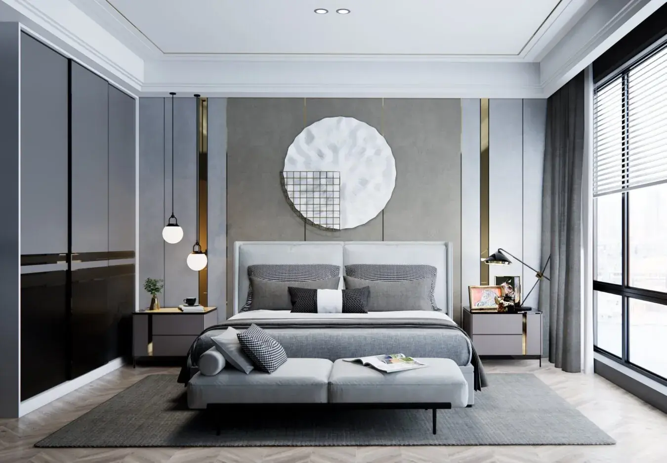 Interior Bedroom Scene