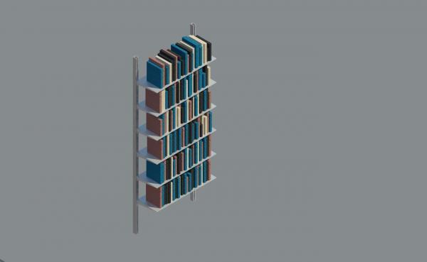 Wall Mount Book Shelves