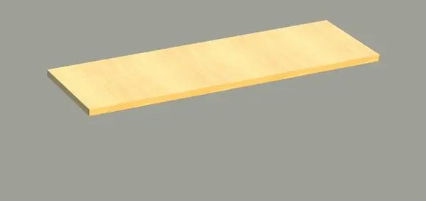Wall mounted shelf metric version