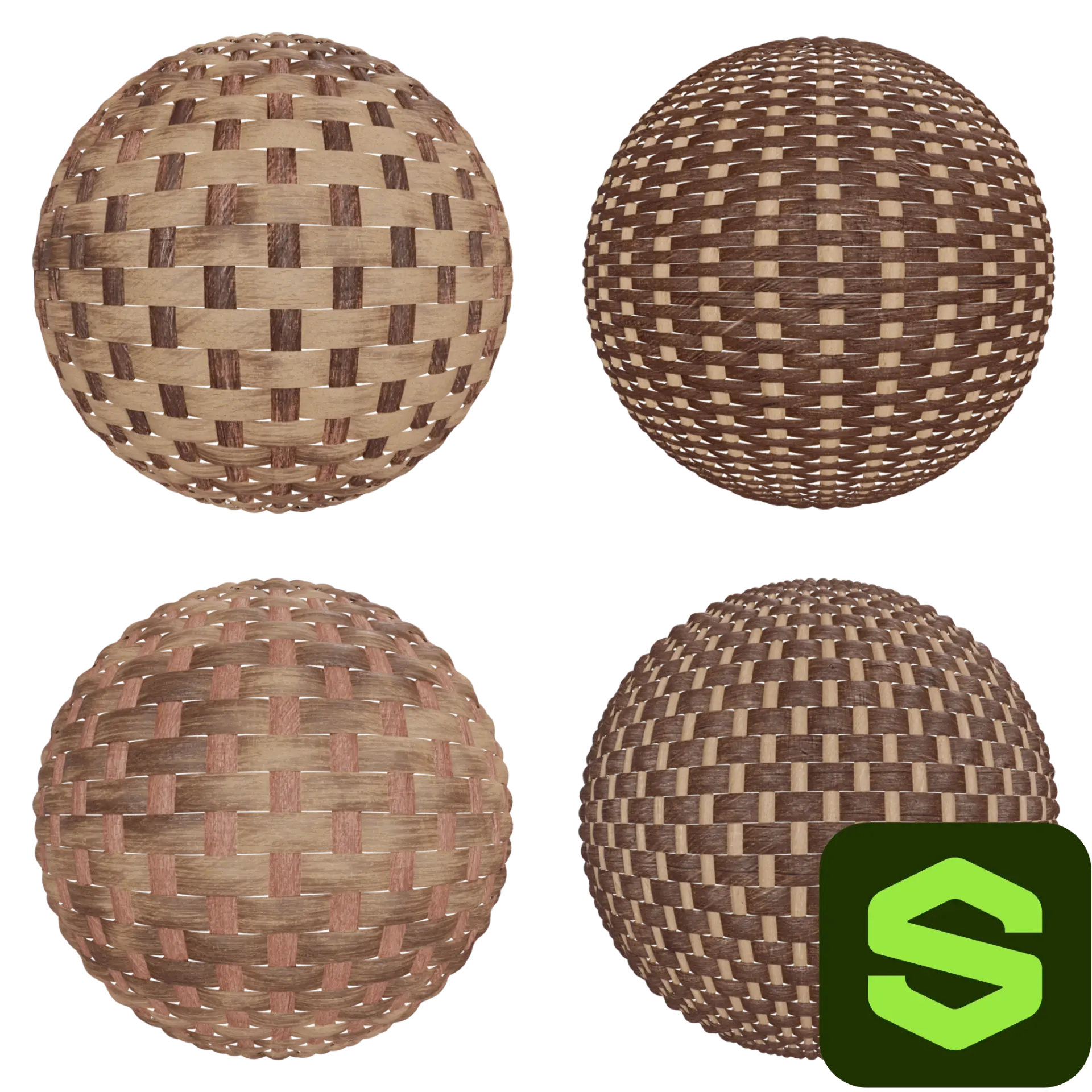Wicker Substance 001 — preview 1 (ambientCG, CC0)