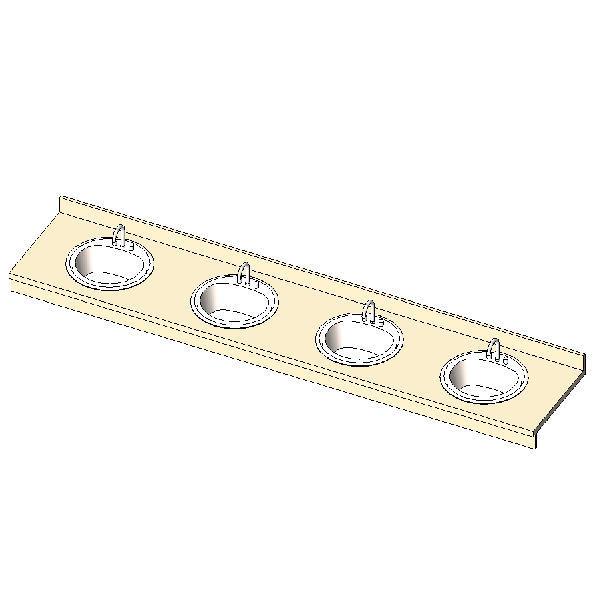 Vanity Four Sinks