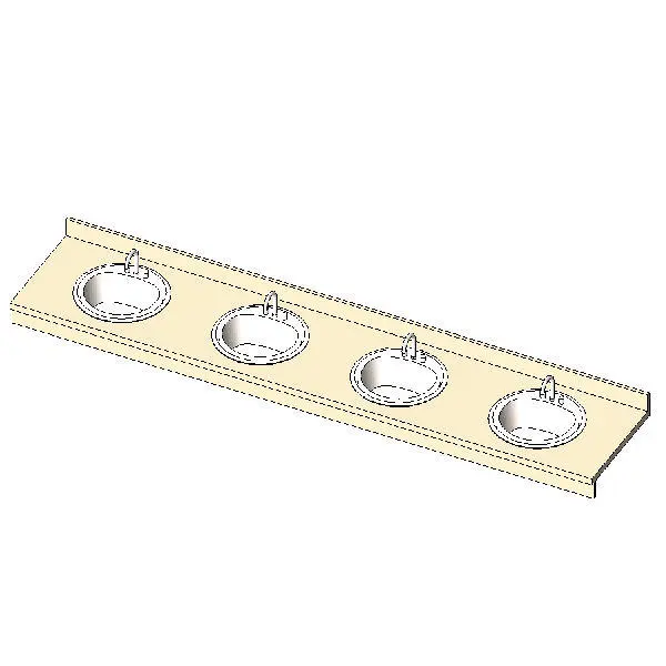 Vanity Four Sinks