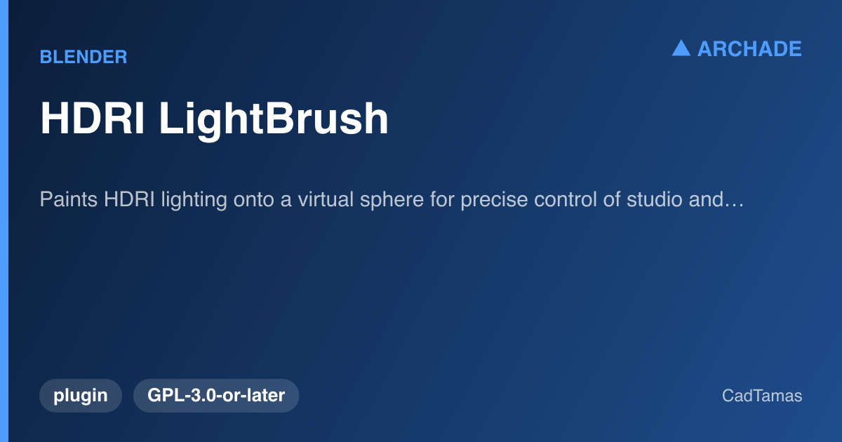 HDRI LightBrush — preview 1