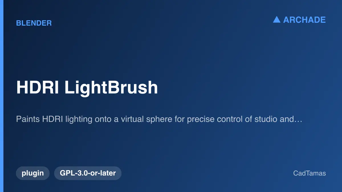 HDRI LightBrush