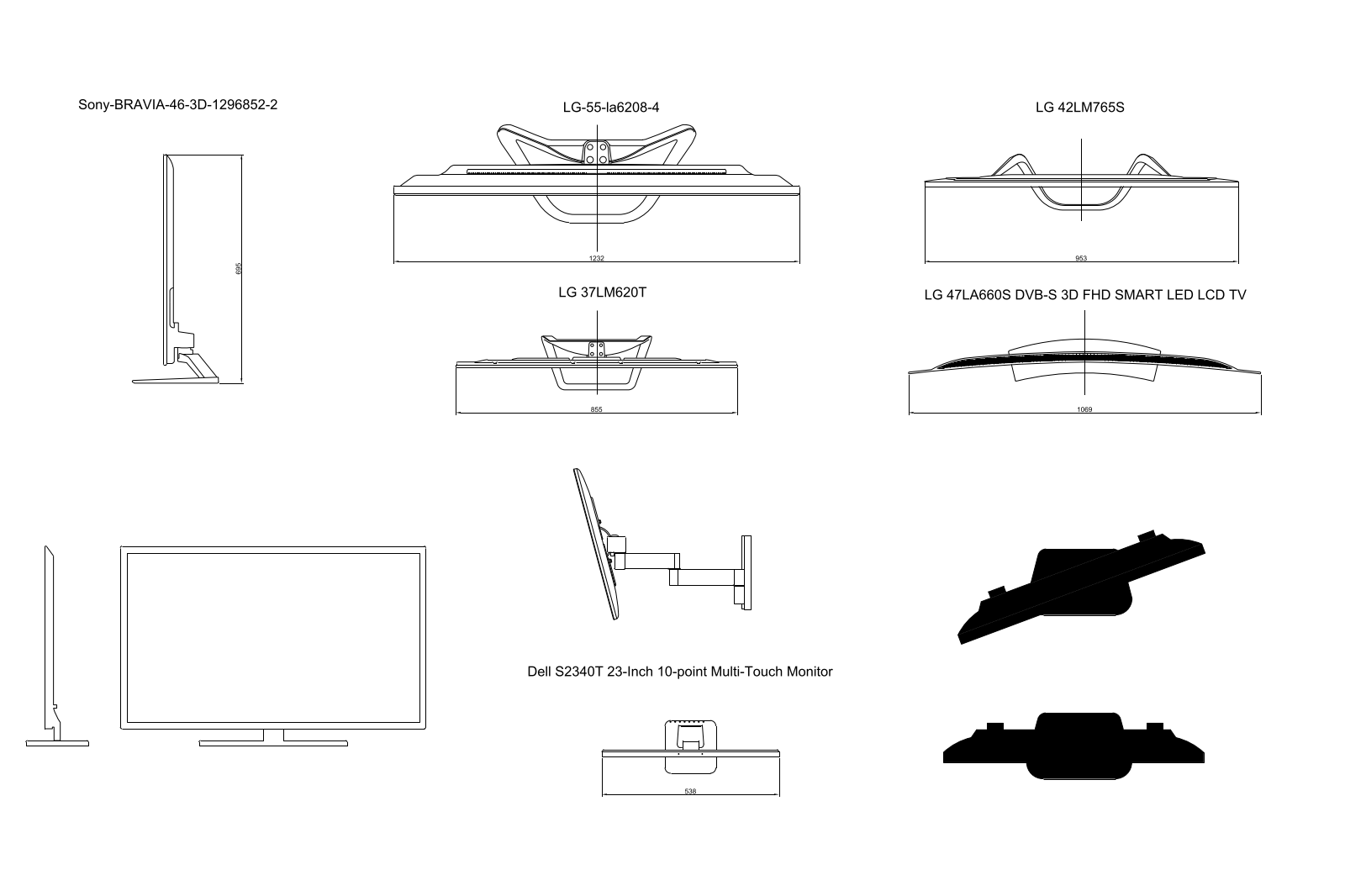 LED and LCD TV