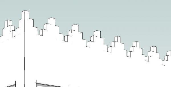 Arabic Traditional Parapet Corner-5