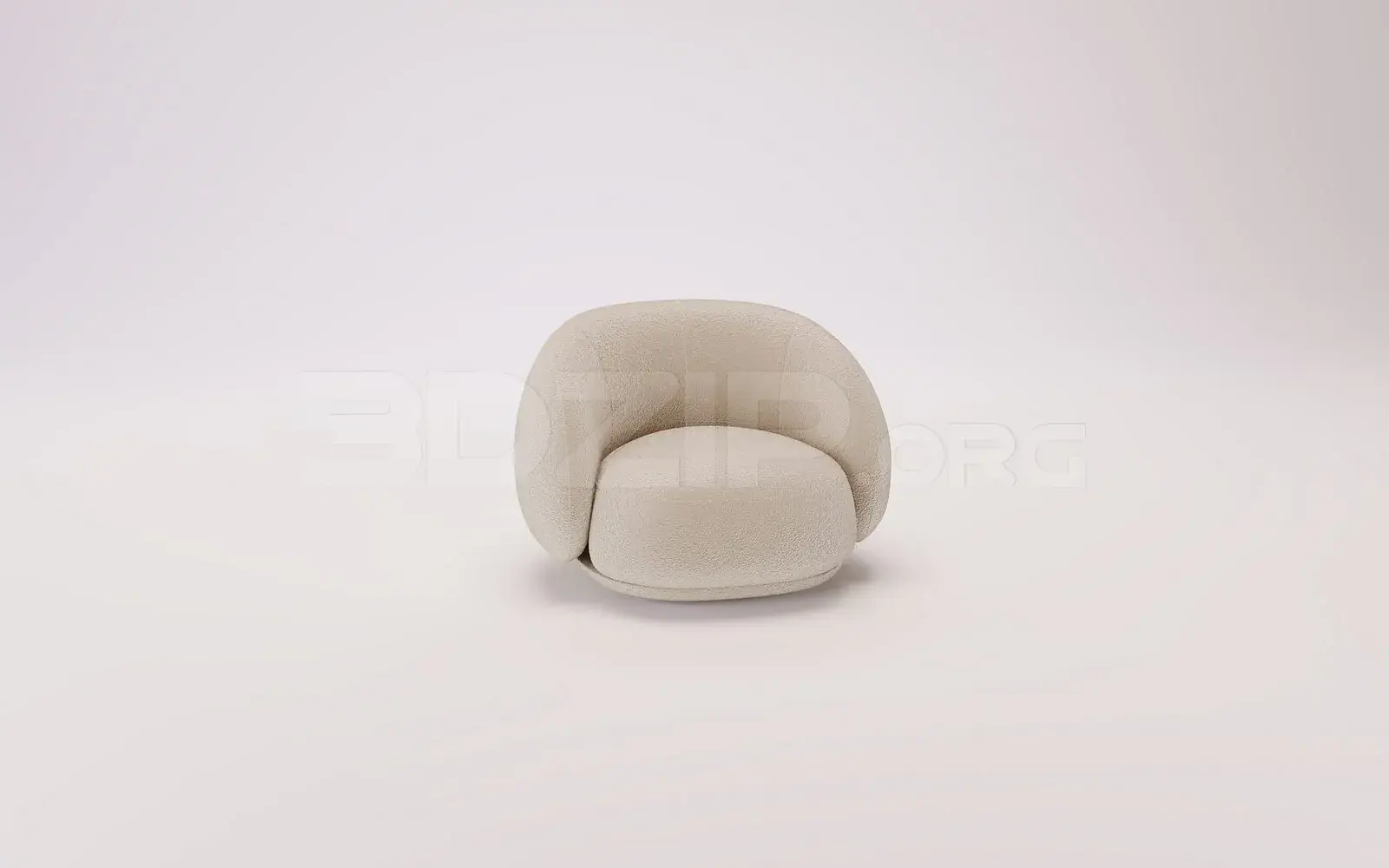 Armchair 3D Model for Interior Projects