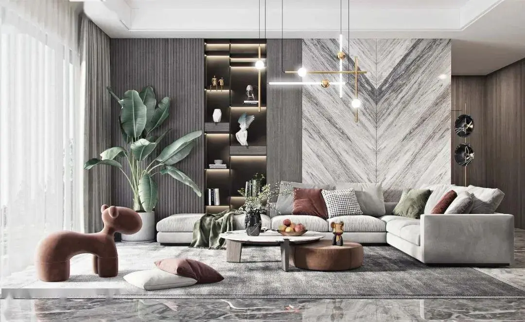 Interior Scene Model Livingroom 596