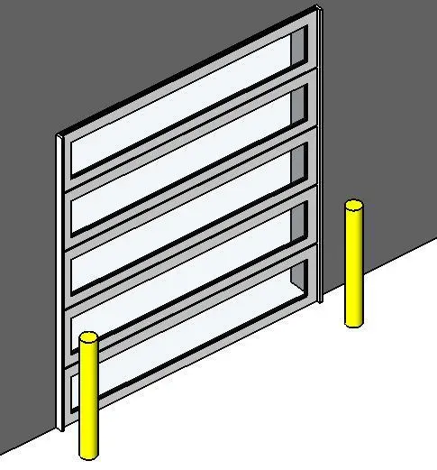 Overhead Glass Door