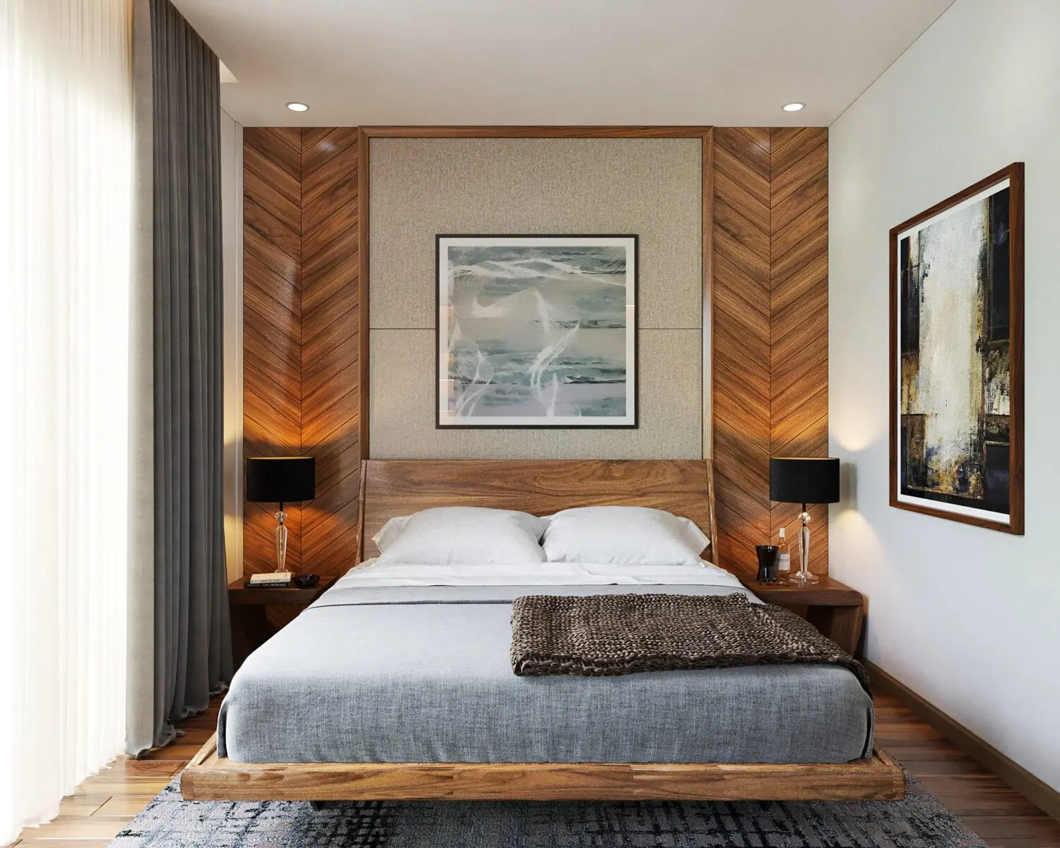 BedRoom Interior — preview 1, by Mai Long (3dzip)