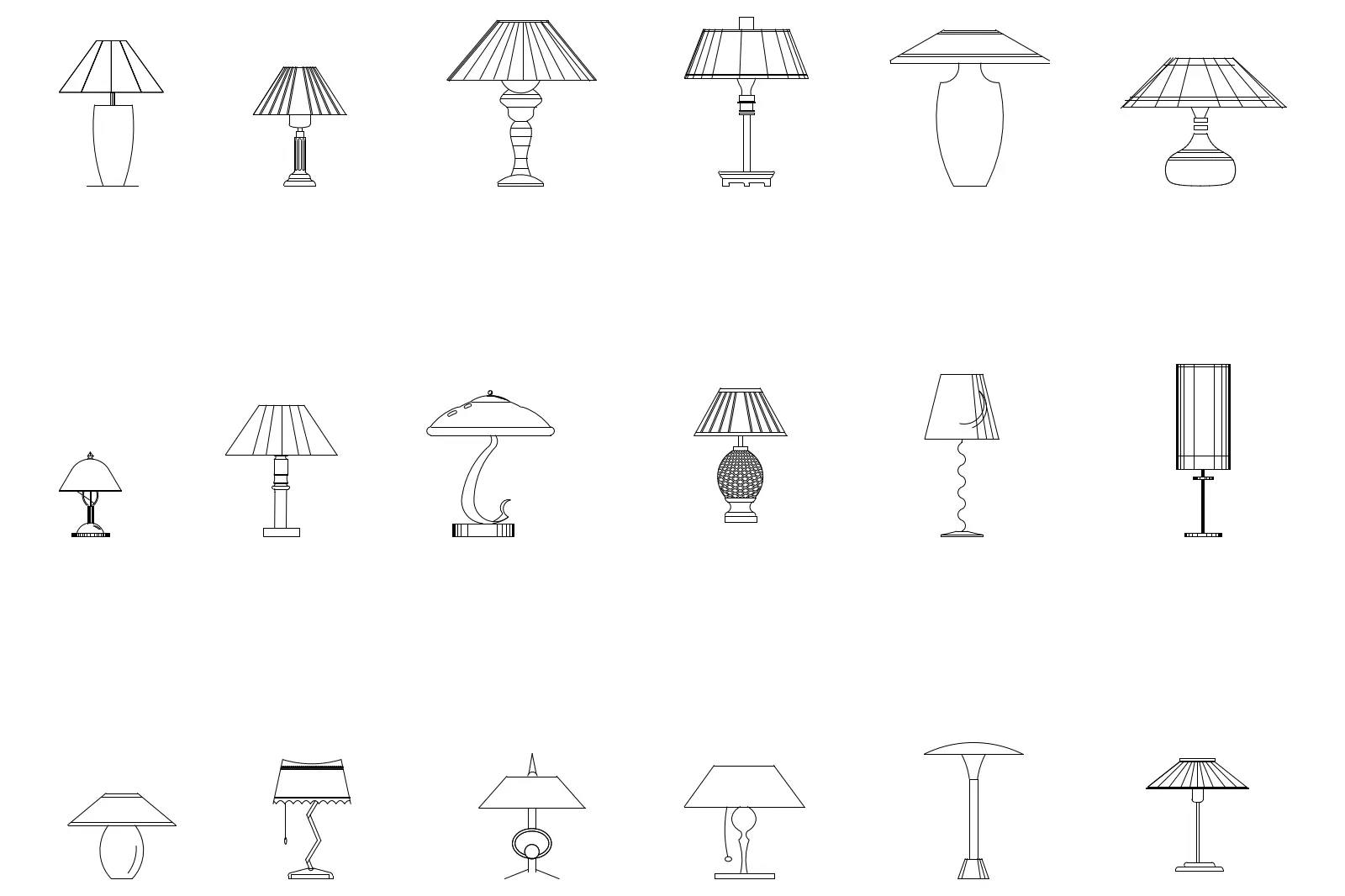 Table lamps