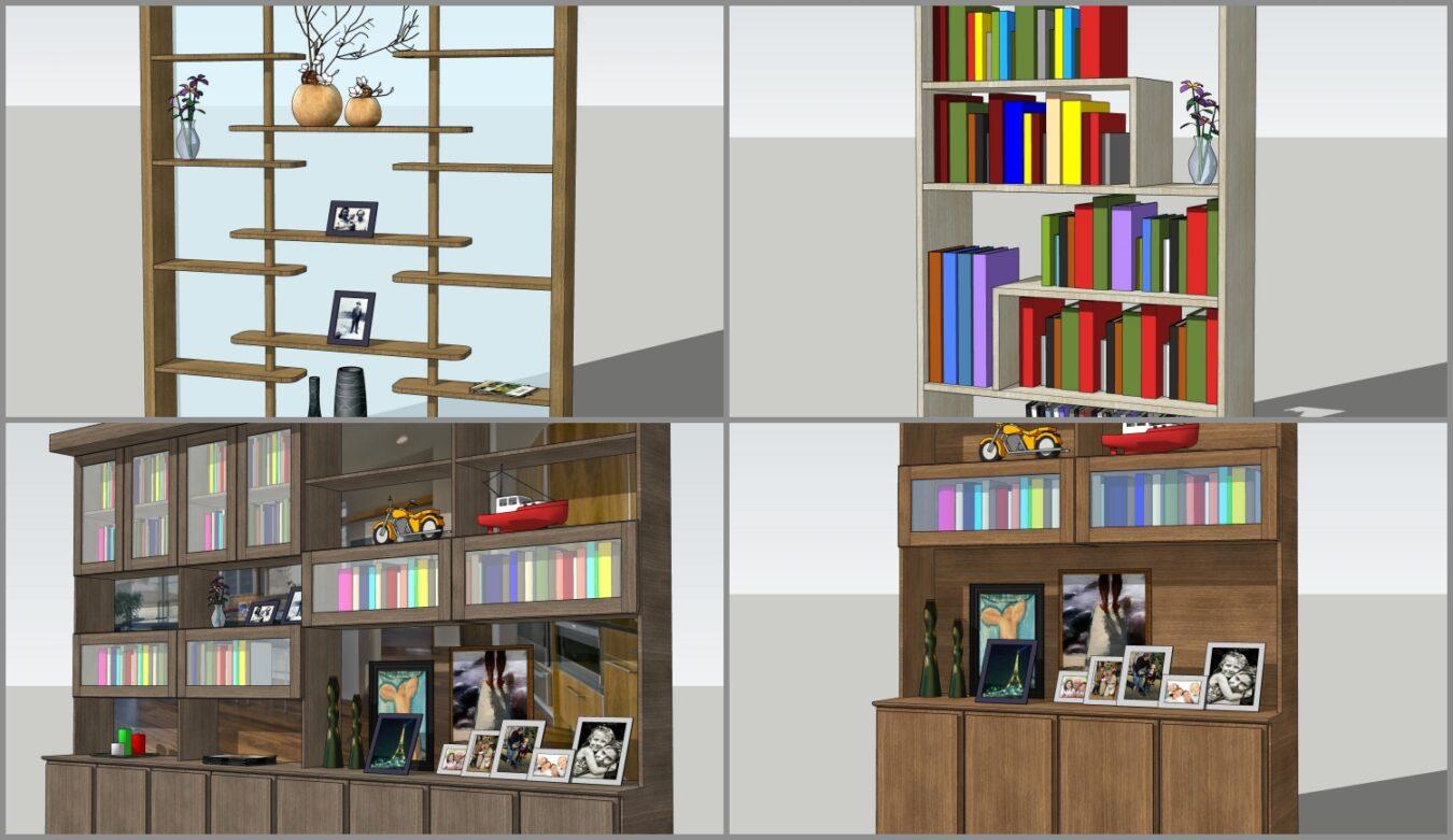 Combo Decorate Bookself