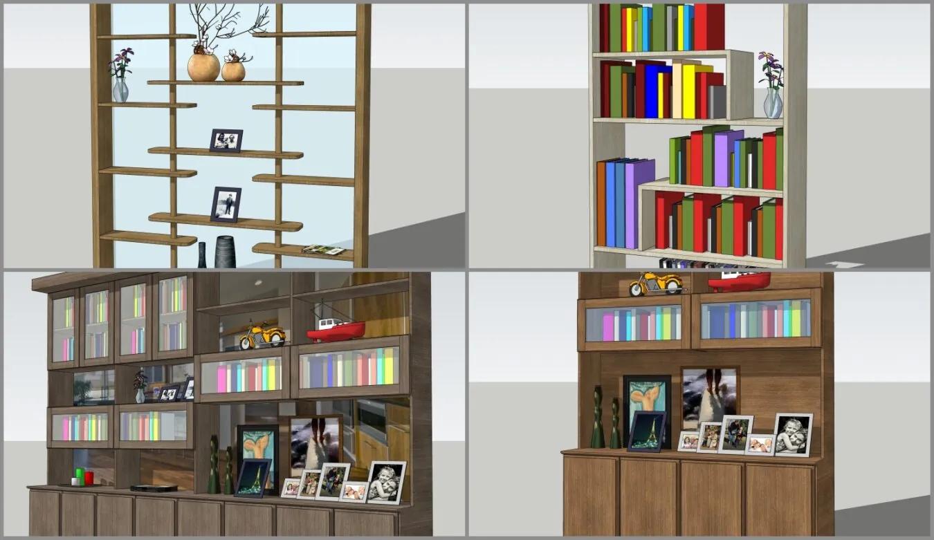 Combo Decorate Bookself