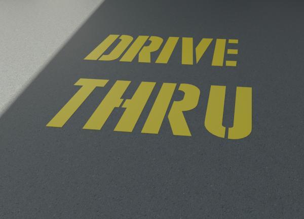 Mcdonalds Drive Thru Lettering For Site