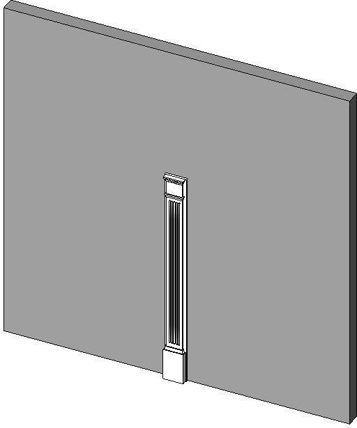 9 Inch Pilaster Fluted