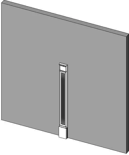 9 Inch Pilaster Fluted